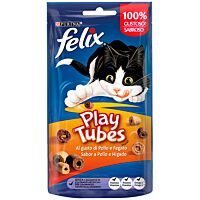 Félix gato snack play tubes higado y pollo 50 g