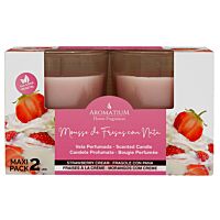 Aromatium vela maxi fresas con nata 2 ud