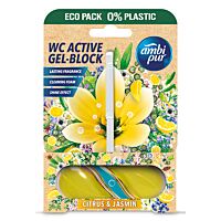 Ambipur Wc active tri-gel cítrico y jazmín 45 g