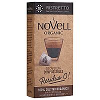 Novell Nespresso café ristreteo compostables 10 cápsulas
