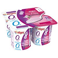 Ifa Eliges yogur desnatado sabor fresa 4 x 125 g