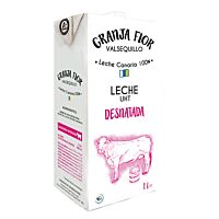 Granja Flor Valsequillo leche desnatada 1 l