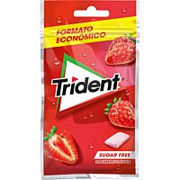 Trident chicles de fresa bolsa 43,5 g