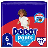 Dodot pañales talla 6 +15 kg 27 ud