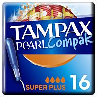 Tampax tampones compak pearl superplus 16 ud