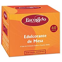 Escogido edulcorante 60 ud