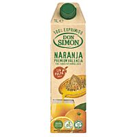 Don Simón zumo de naranja exprimida sin pulpa 1 l