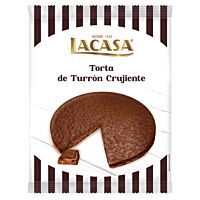Lacasa torta turrón chocolate crujiente 150 gr