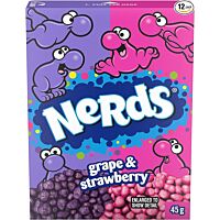 Wonka golosinas nerd fresa y uva 46,7 g