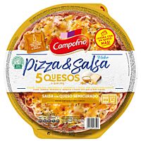 Campofrío pizza 5 quesos con salsa de queso semicurado 365 g