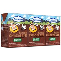 Asturiana batido chocolate sin azúcares 3 x 20 cl