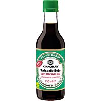Kikkoman salsa de soja baja en sal 250 ml