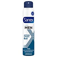 Sanex desodorante hombre active control 48 h antitranspirante spray  200 ml