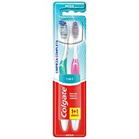 Colgate Total cepillo de dientes limpieza completa medio 2 ud