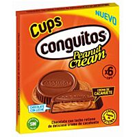 Conguitos cups chocolate relleno de cacahuete 34 g