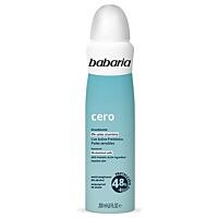 Babaria desodorante spray cero 200 ml