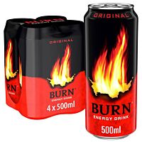 Burn bebida energética original 4 x 50 cl