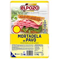 ElPozo mortadela pavo lonchas finas 90 g