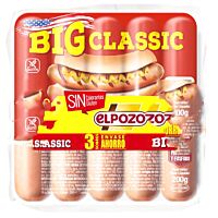 ElPozo salchichas big classic 3 x 200 g
