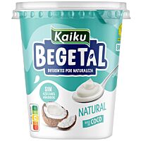 Kaiku begetal de coco sin azúcares añadidos 380 g