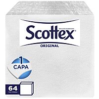 Scottex servilletas blancas 1 capa 64 ud