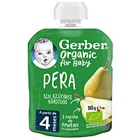 Gerber pouch de pera eco 90 g
