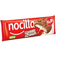 Nocilla galletas rellenas de cookie y cream 6 ud