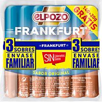 ElPozo Frankfurt salchichas 3 x 160 g