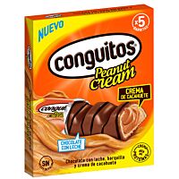 Conguitos barritas crema de cacahuete 5 x 23 g