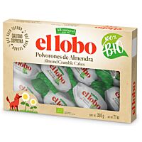 El Lobo polvoron de almendra eco 200 g