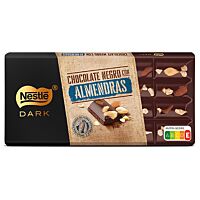 Nestlé tableta de chocolate negro y almendras 150 g