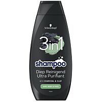 Schwarzkopf champú carbón arcilla 400 ml