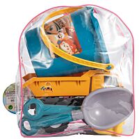 Mochila grande juguetes playa