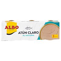 Albo atún claro al natural 3 x 92 g
