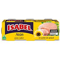 Isabel atún en aceite de girasol 3 x 80 g