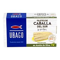 Ubago filetes de caballa del sur en aceite de oliva 85 g