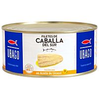 Ubago filetes de caballa en aceite de girasol 620 g