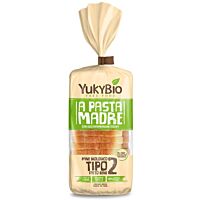 Yukyeco pan de molde masa madre con aceite de oliva virgen extra eco 400 g