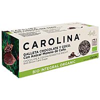 Carolina galleta integral con chocolate y coco 135 g