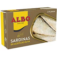Albo sardinas aceite de oliva 85 g