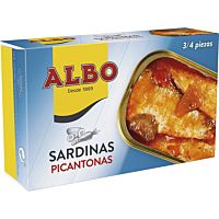 Albo sardinas en salsa picantona 120 g