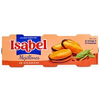 Isabel mejillones en escabeche 3 x 80 g