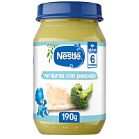 Nestlé tarrito de verduras y pescado 190 g