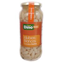HiperDino alubias blancas cocidas 580 g