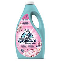 La Lavandera detergente líquido flor cerezo 50 lv