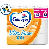 Colhogar papel higiénico ultra suave XXL 18 ud