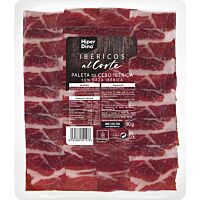 HiperDino paleta 50 % ibérico cebo cortado a cuchillo 90 g