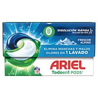 Ariel detergente cápsulas alpes 20 lv