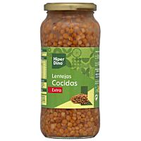 HiperDino lentejas cocidas 570 g