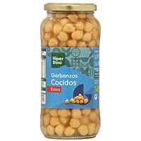 HiperDino garbanzos cocidos 580 g